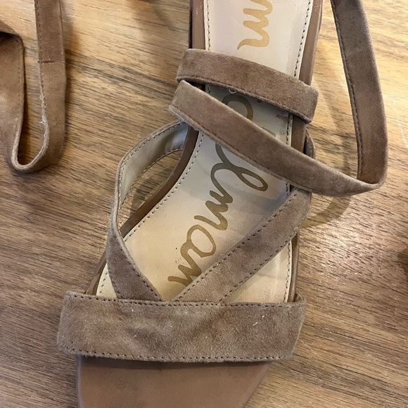 Sam Edelman Sheri Suede City Sandals, Golden Caramel - Picture 4 of 8